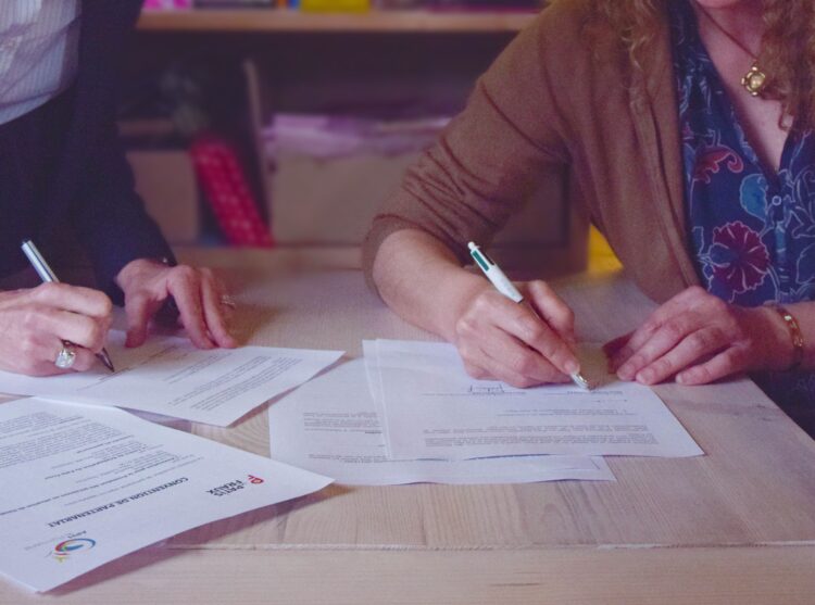 partenariat, signature