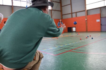 jeu, boccia, tournoi de sport, personnes en situation de handicap